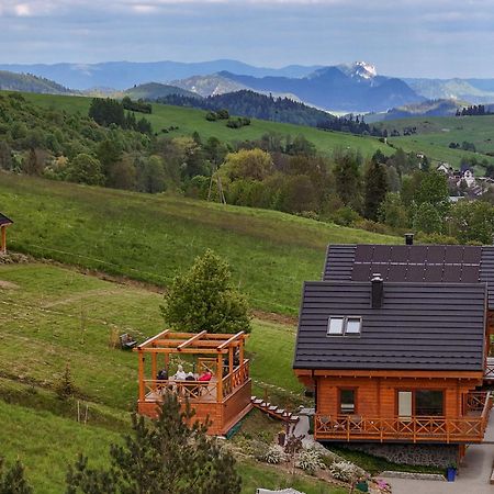 Houten Vakantiewoning "Reisnaarpolen" Royaal Ontbijt, Sauna En Hottub Czarna Góra Esterno foto