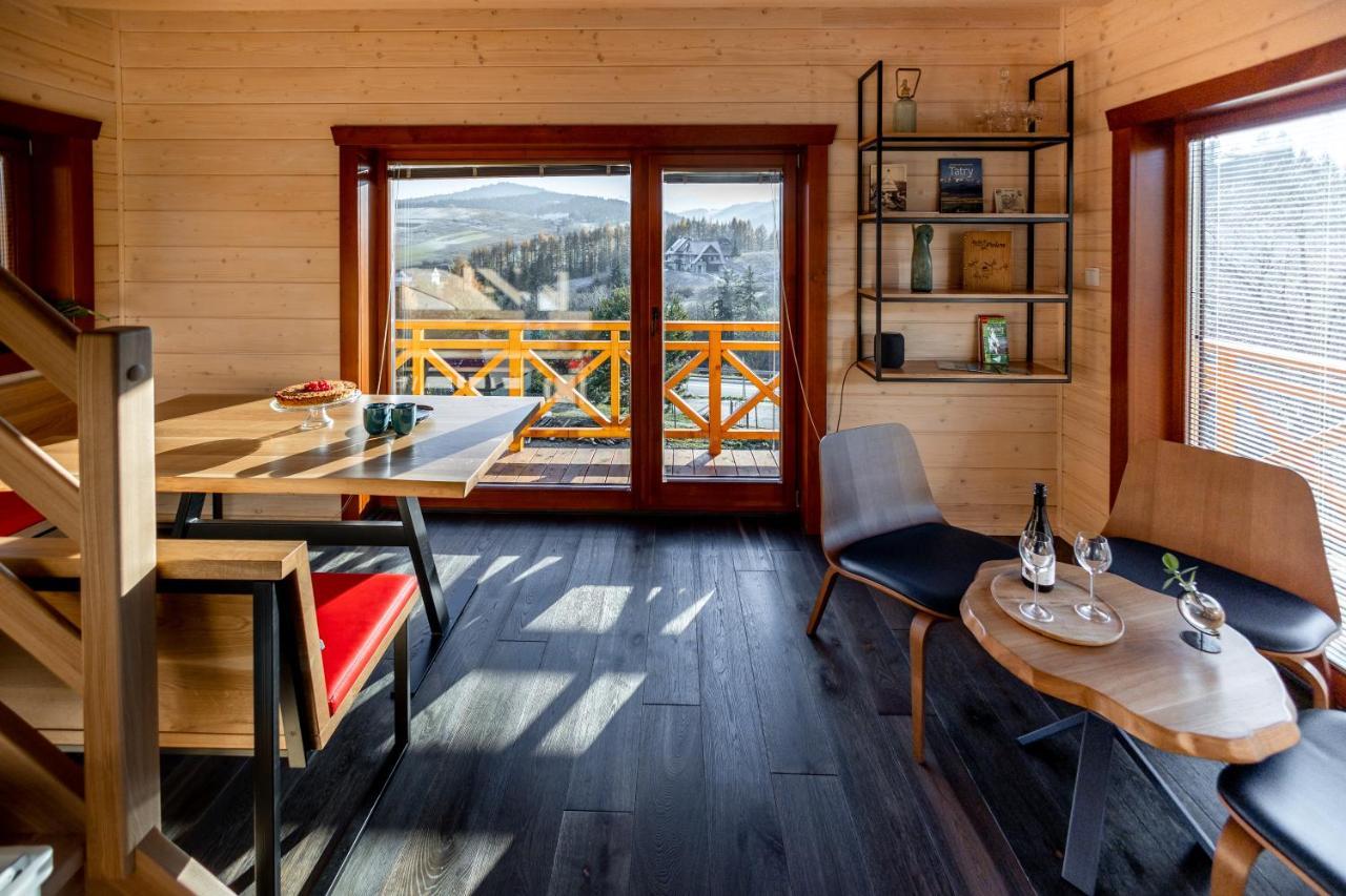 Houten Vakantiewoning "Reisnaarpolen" Royaal Ontbijt, Sauna En Hottub Czarna Góra Esterno foto