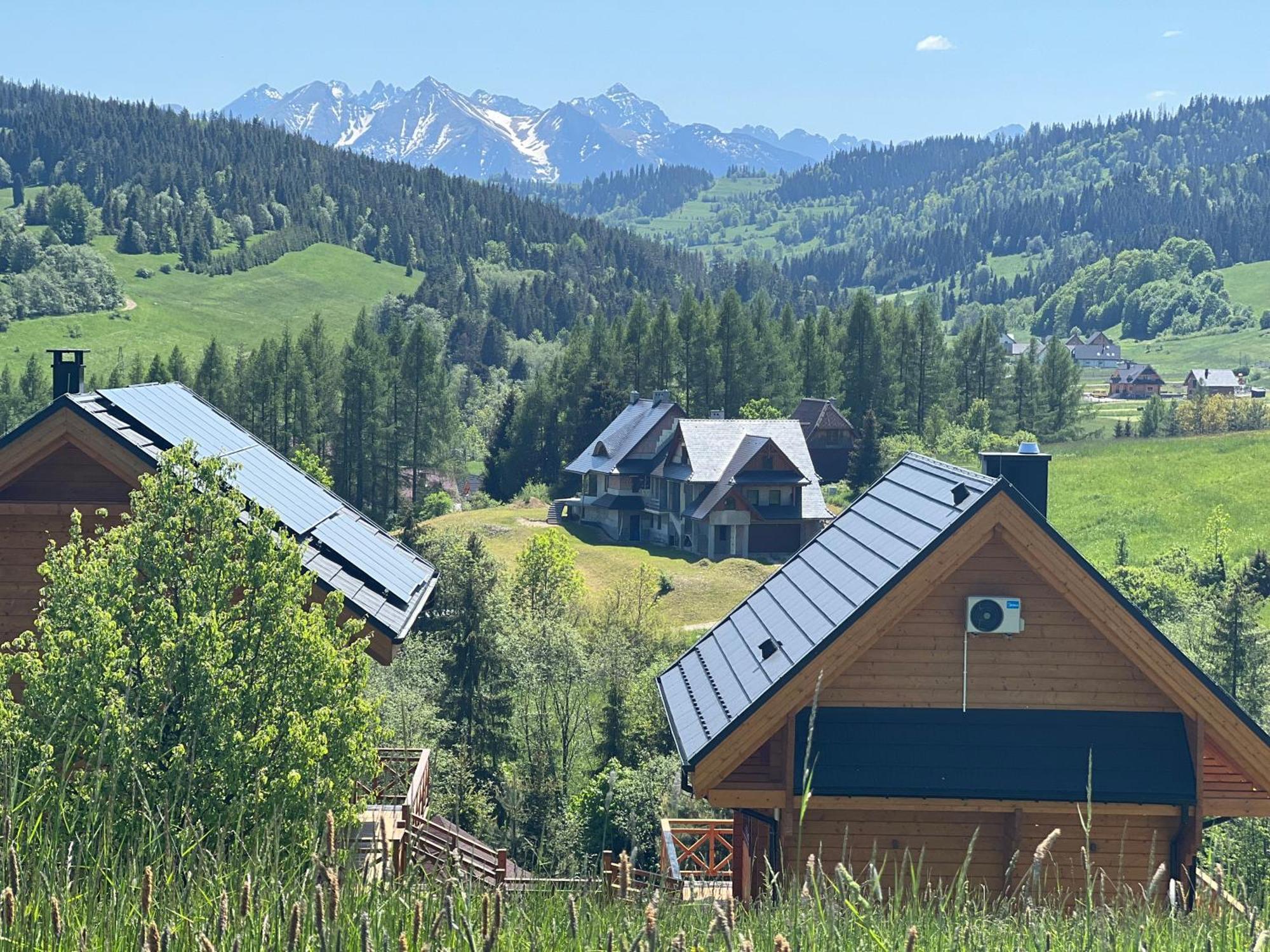 Houten Vakantiewoning "Reisnaarpolen" Royaal Ontbijt, Sauna En Hottub Czarna Góra Esterno foto