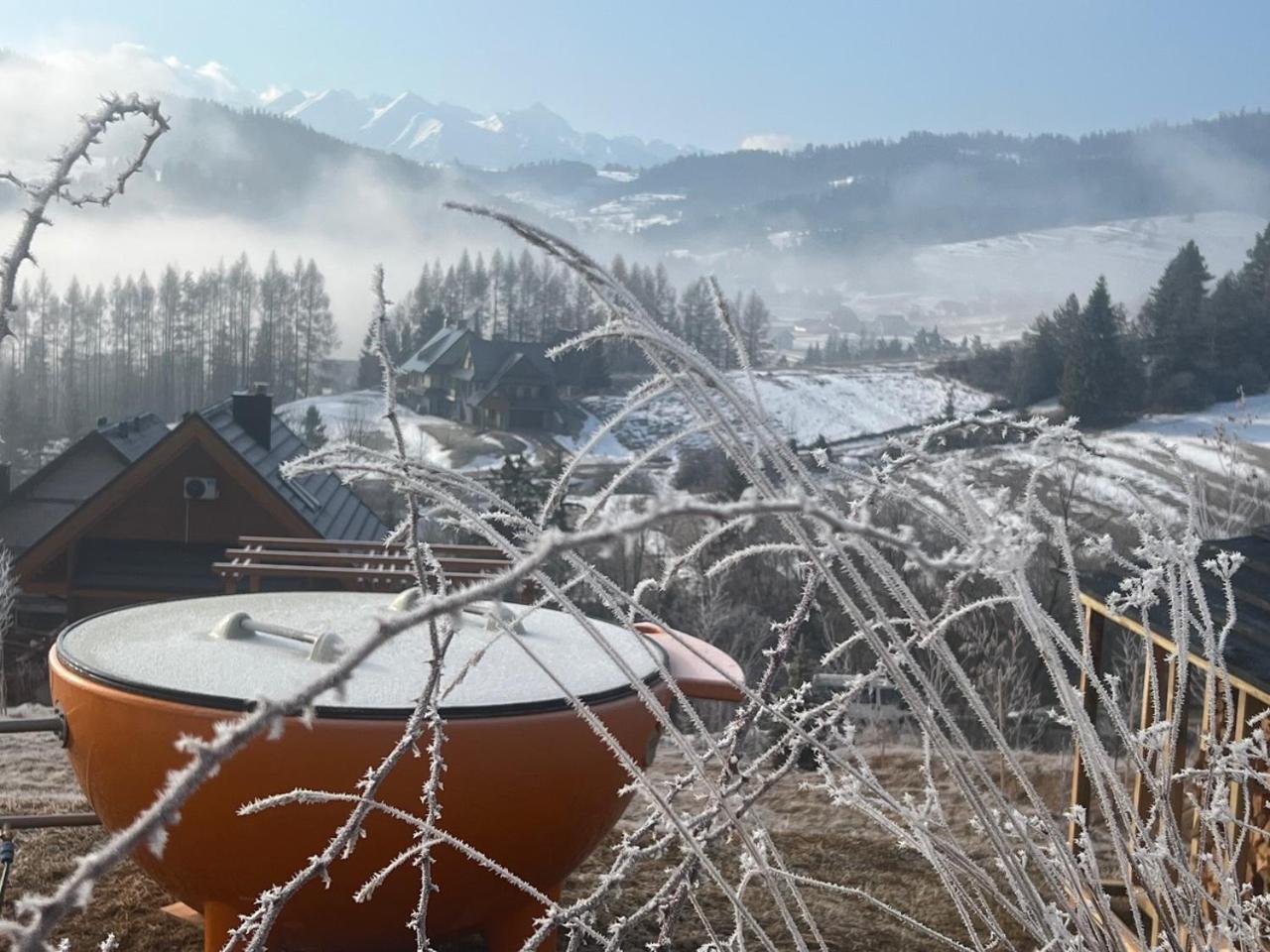 Houten Vakantiewoning "Reisnaarpolen" Royaal Ontbijt, Sauna En Hottub Czarna Góra Esterno foto