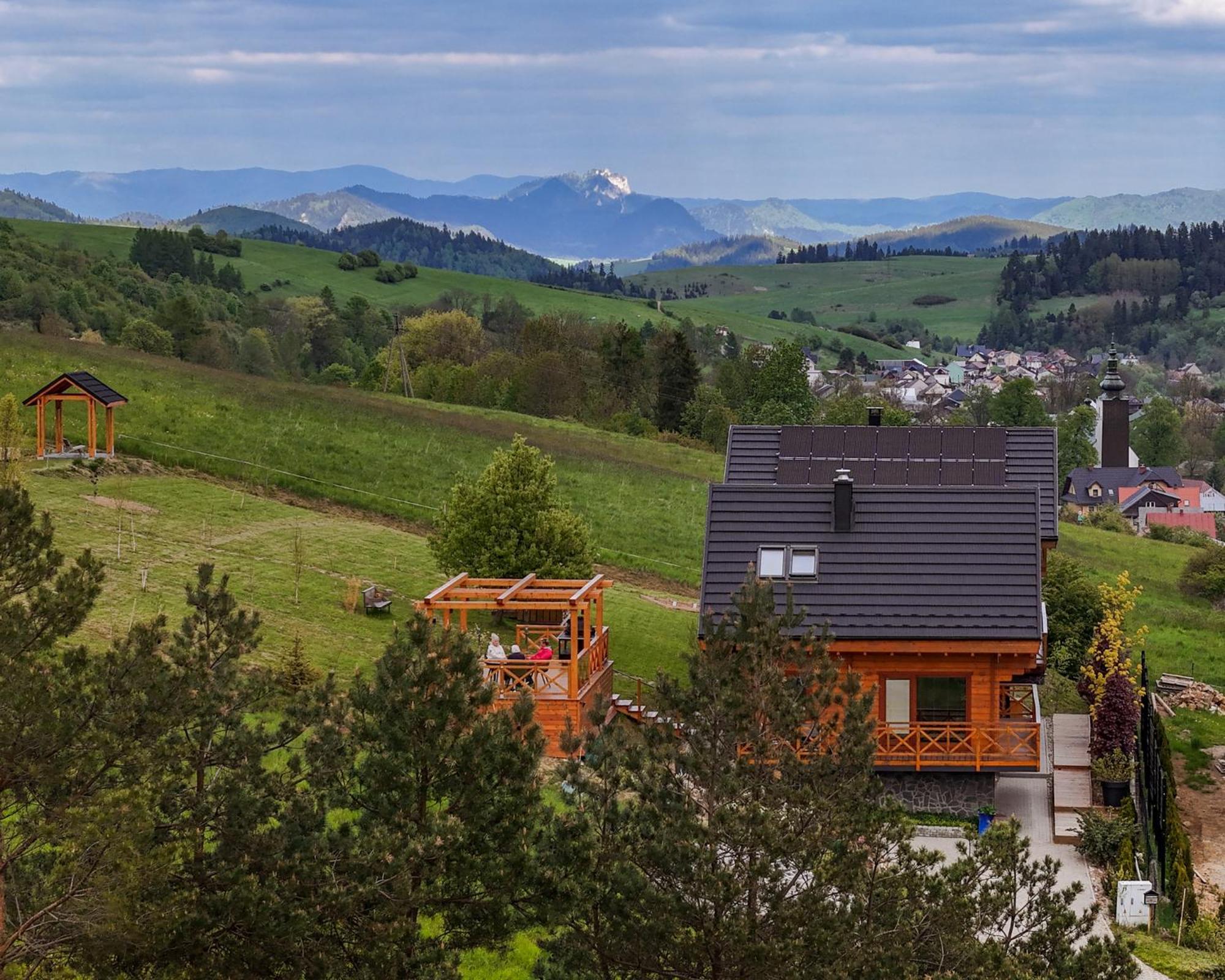 Houten Vakantiewoning "Reisnaarpolen" Royaal Ontbijt, Sauna En Hottub Czarna Góra Esterno foto